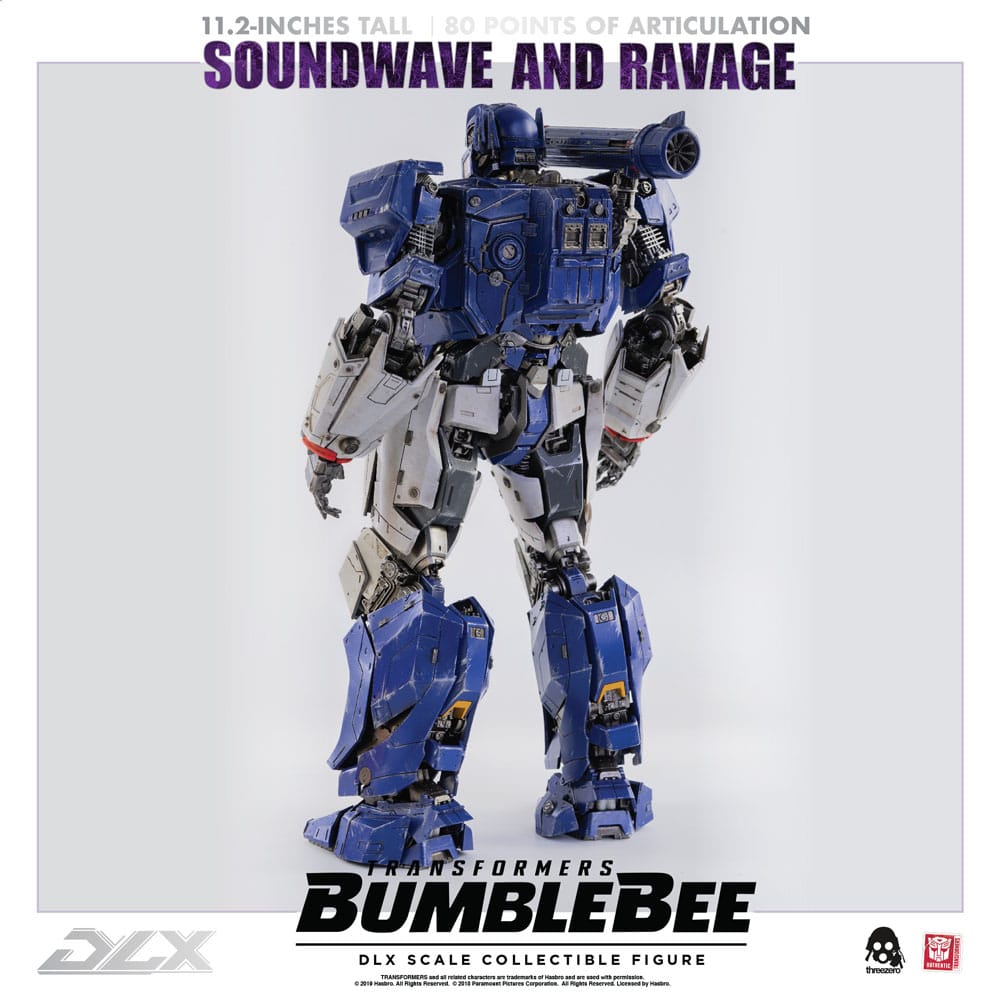Transformers Bumblebee DLX Action Figure 2-Pack 1/6 Soundwave &amp; Ravage 28 cm