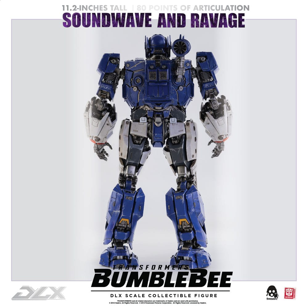Transformers Bumblebee DLX Action Figure 2-Pack 1/6 Soundwave &amp; Ravage 28 cm
