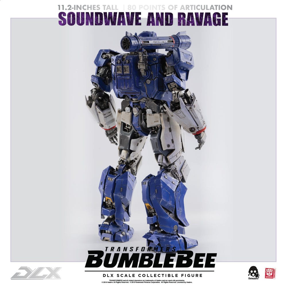 Transformers Bumblebee DLX Action Figure 2-Pack 1/6 Soundwave &amp; Ravage 28 cm