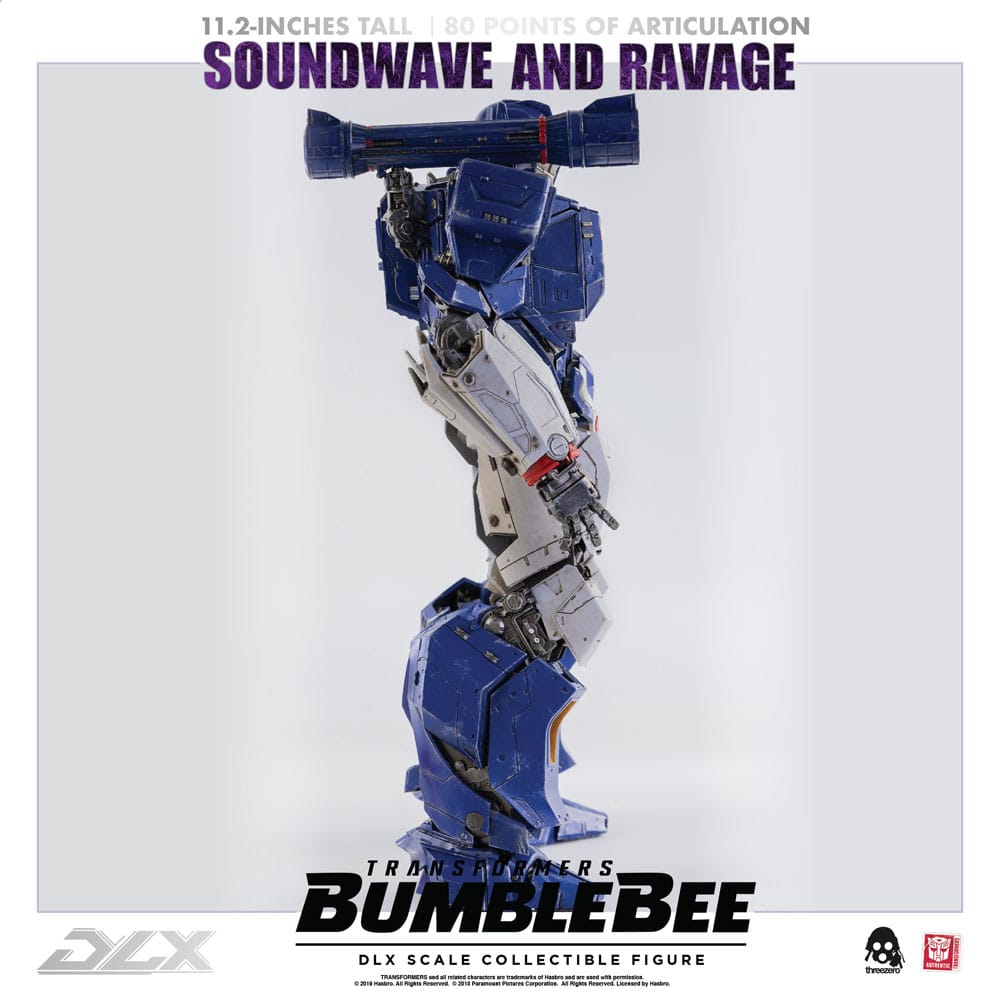 Transformers Bumblebee DLX Action Figure 2-Pack 1/6 Soundwave &amp; Ravage 28 cm