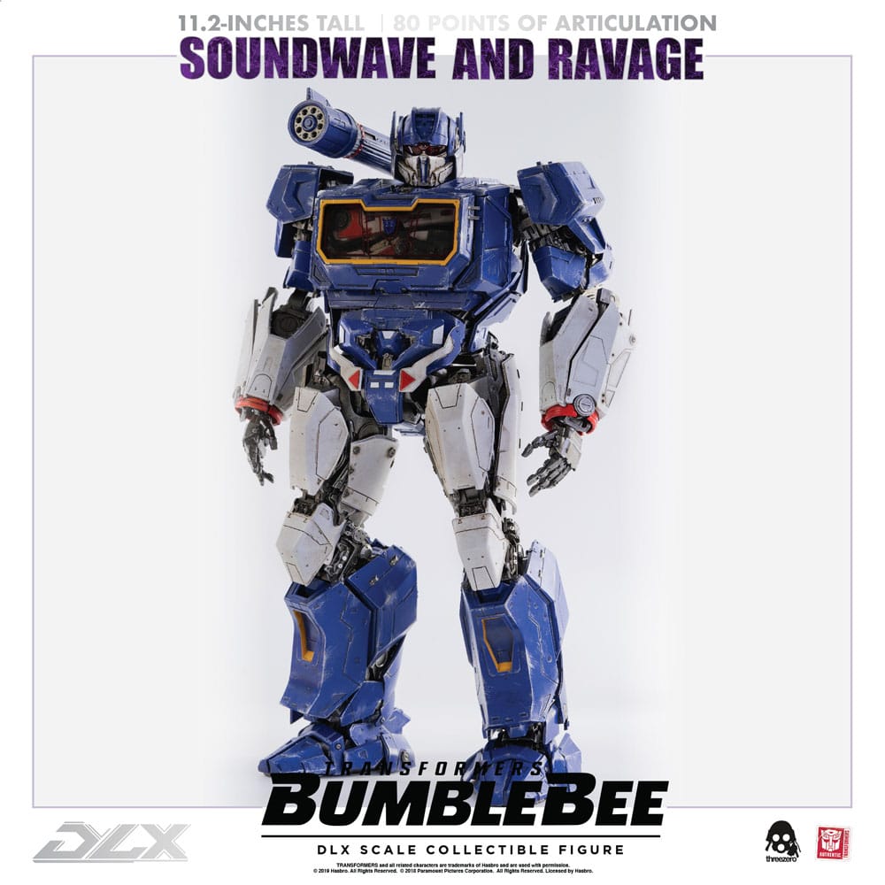 Transformers Bumblebee DLX Action Figure 2-Pack 1/6 Soundwave &amp; Ravage 28 cm