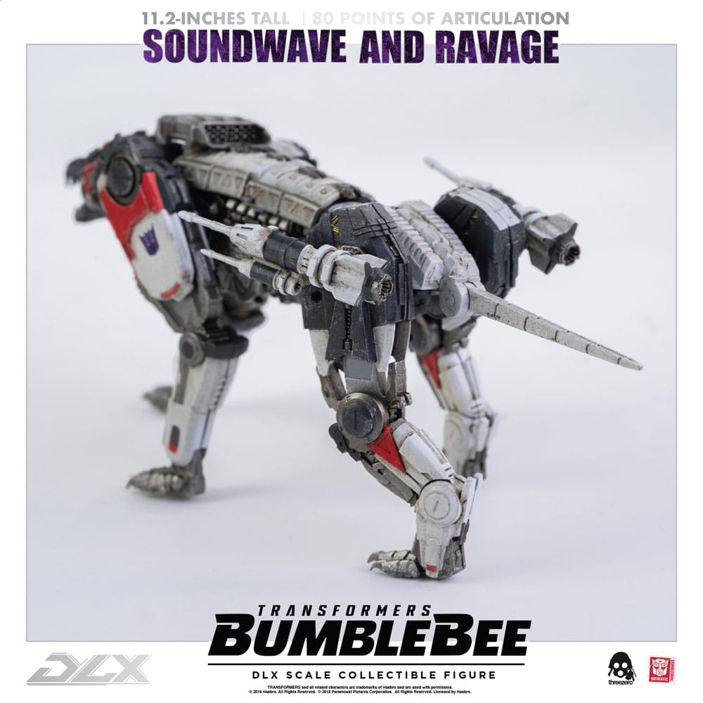 Transformers Bumblebee DLX Action Figure 2-Pack 1/6 Soundwave &amp; Ravage 28 cm