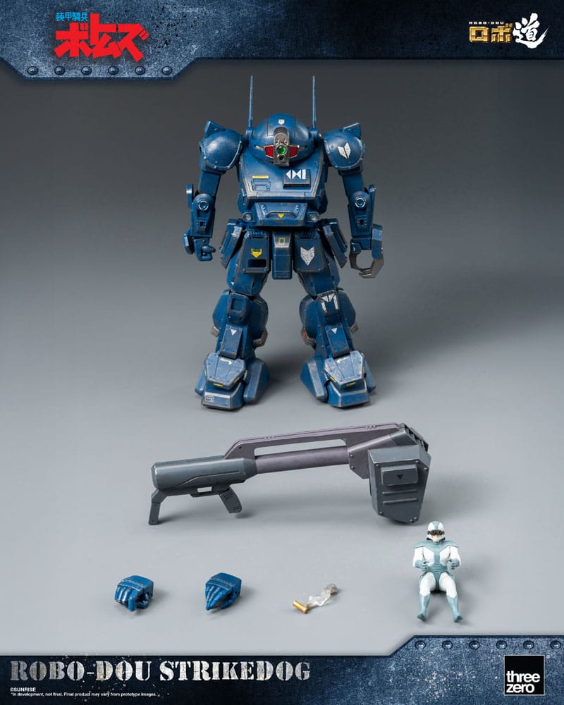 Armored Trooper Votoms Robo-Dou Action Figure Strikedog 16 cm