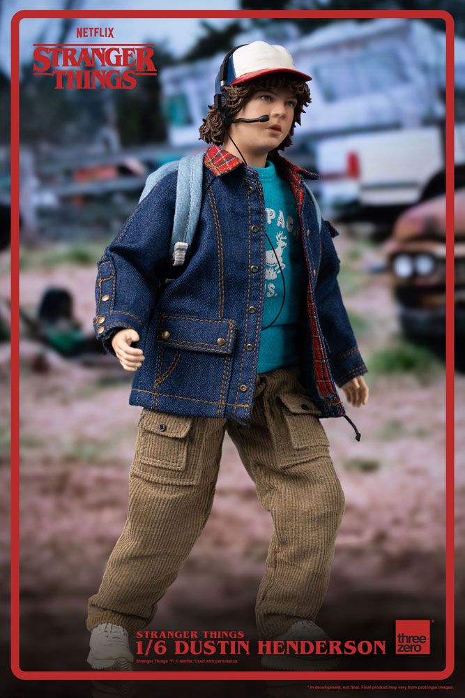 Stranger Things 1/6 Dustin Henderson Action Figure 9"