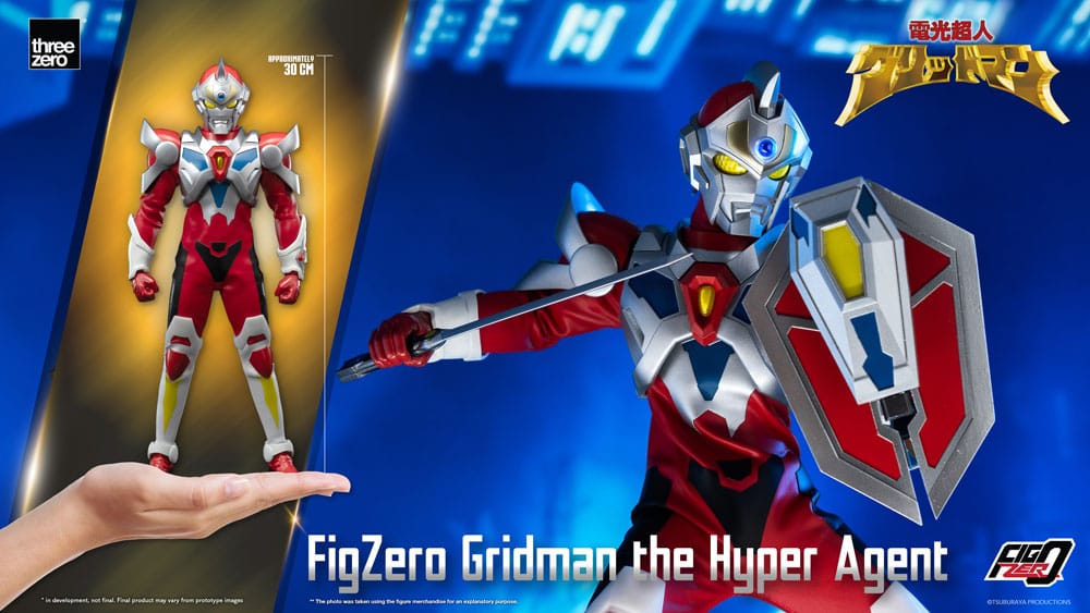 Gridman l'iperagente FigZero Action Figure Gridman l'iperagente 30 cm