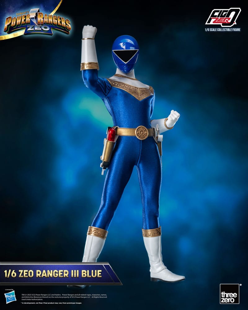 Power Rangers Zeo FigZero Action Figure 1/6 Ranger III Blu 30 cm