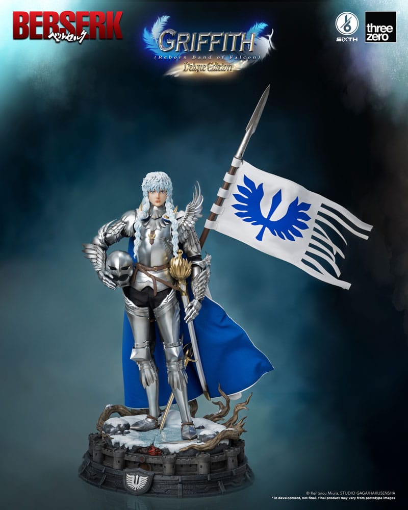 Berserk Action Figure 1/6 Griffith (Reborn Band of Falcon) Edizione Deluxe 40 cm