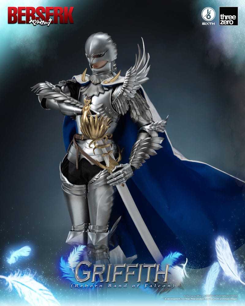 Berserk Action Figure 1/6 Griffith (Reborn Band of Falcon) Edizione Deluxe 40 cm
