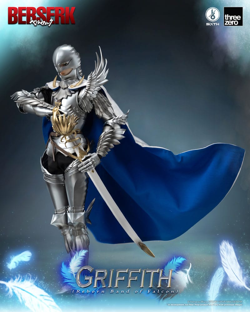 Berserk Action Figure 1/6 Griffith (Reborn Band of Falcon) Edizione Deluxe 40 cm
