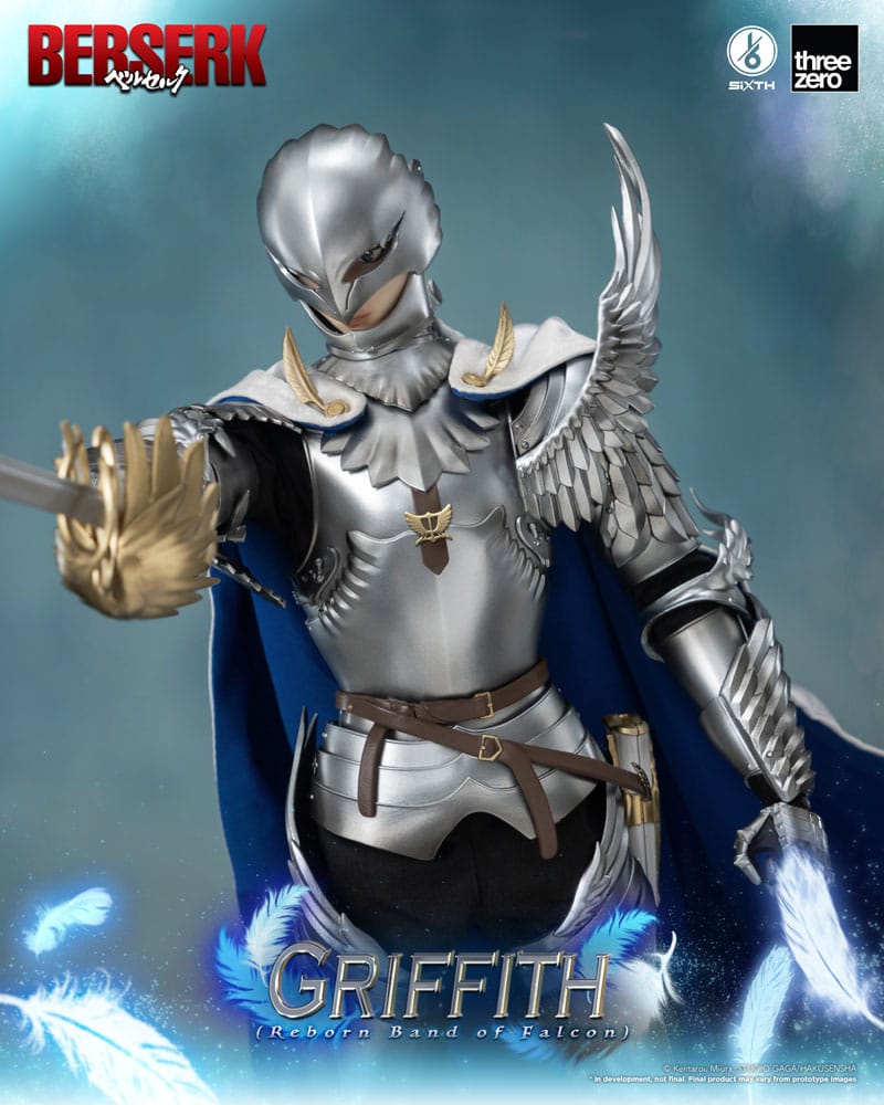 Berserk Action Figure 1/6 Griffith (Reborn Band of Falcon) Edizione Deluxe 40 cm