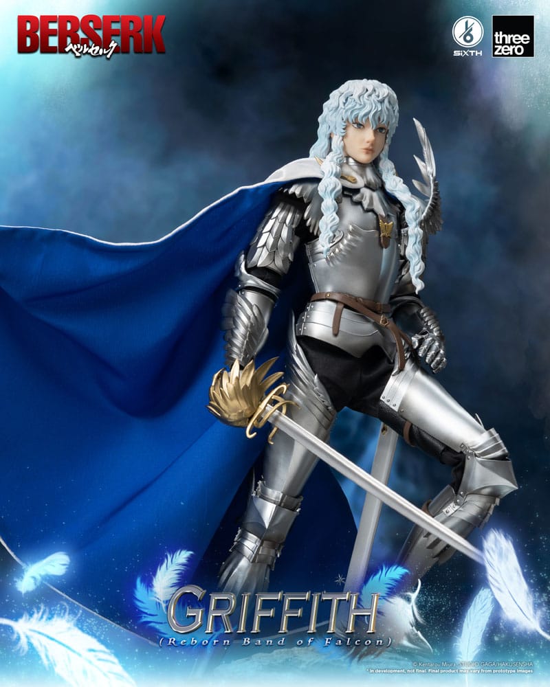 Berserk Action Figure 1/6 Griffith (Reborn Band of Falcon) Edizione Deluxe 40 cm