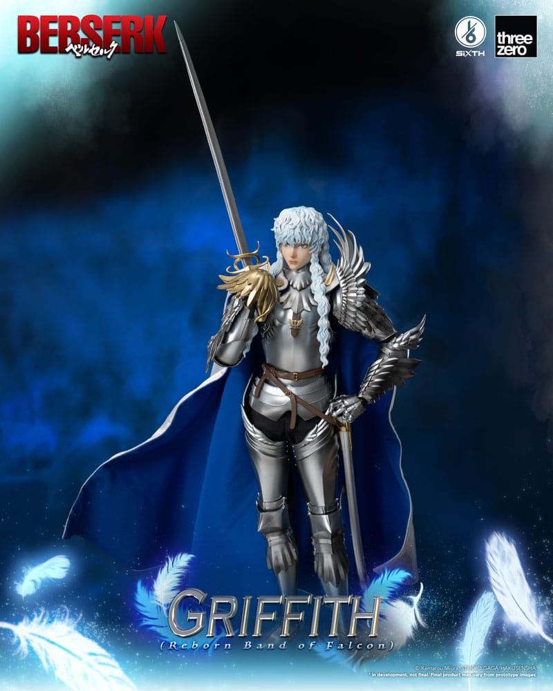 Berserk Action Figure 1/6 Griffith (Reborn Band of Falcon) Edizione Deluxe 40 cm