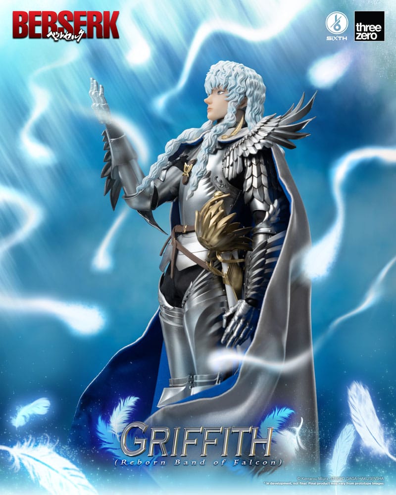 Berserk Action Figure 1/6 Griffith (Reborn Band of Falcon) Edizione Deluxe 40 cm