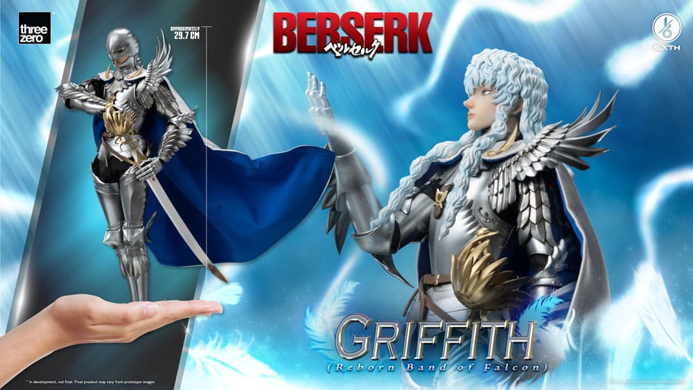 Berserk Action Figure 1/6 Griffith (Reborn Band of Falcon) Edizione Deluxe 40 cm
