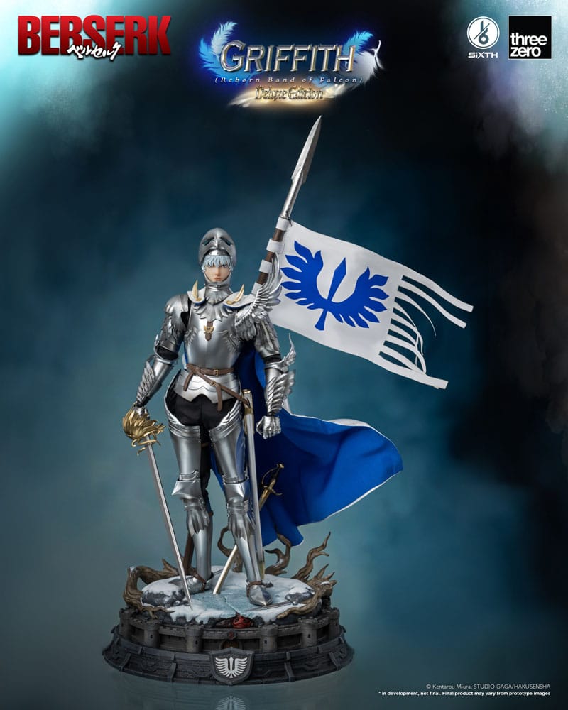 Berserk Action Figure 1/6 Griffith (Reborn Band of Falcon) Edizione Deluxe 40 cm