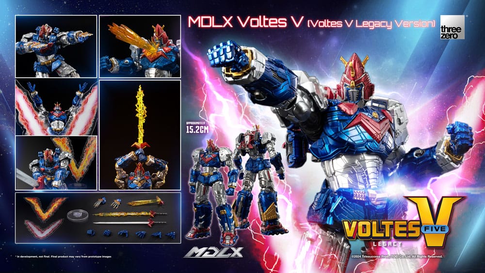Voltes V MDLX Action Figure Cliffjumper (Voltes V Legacy Version) 15 cm