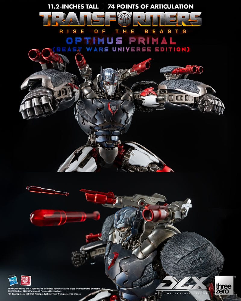 Transformers: Rise of the Beasts DLX Action Figure Optimus Primal (Beast Wars Universe Edition) 29 cm