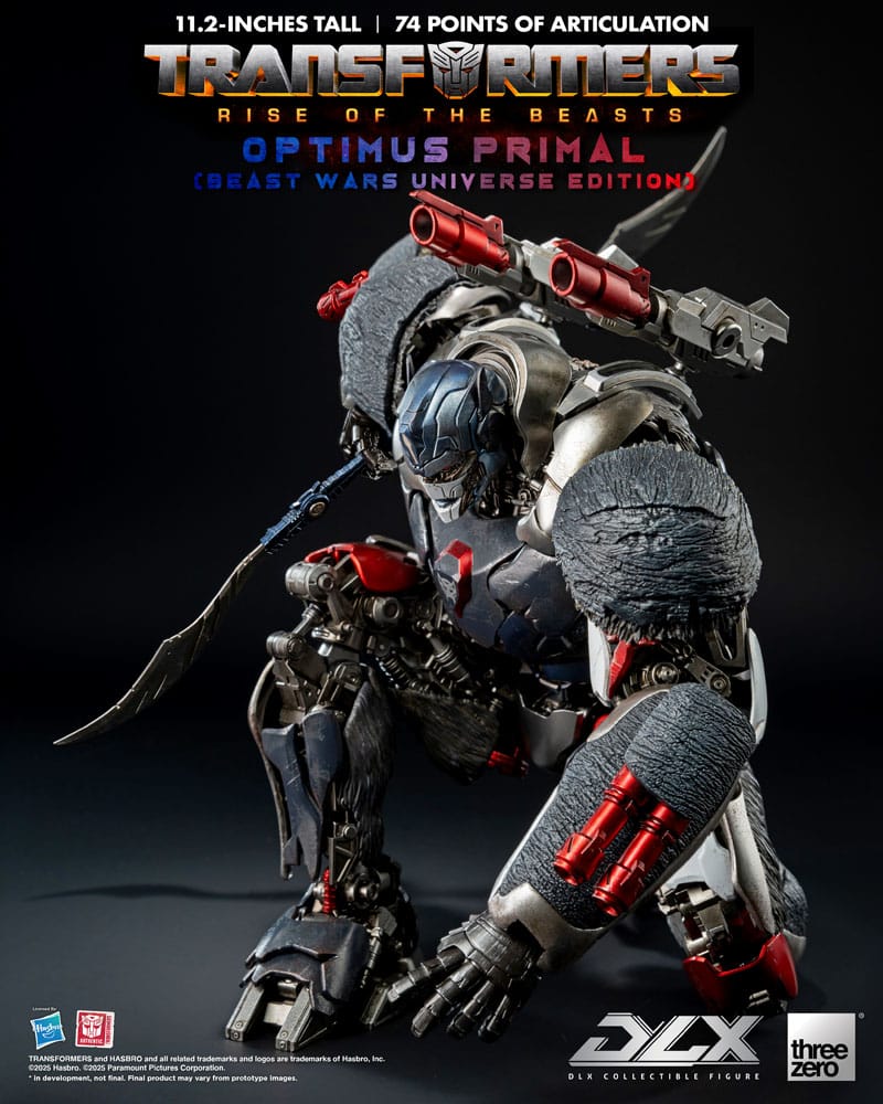Transformers: Rise of the Beasts DLX Action Figure Optimus Primal (Beast Wars Universe Edition) 29 cm