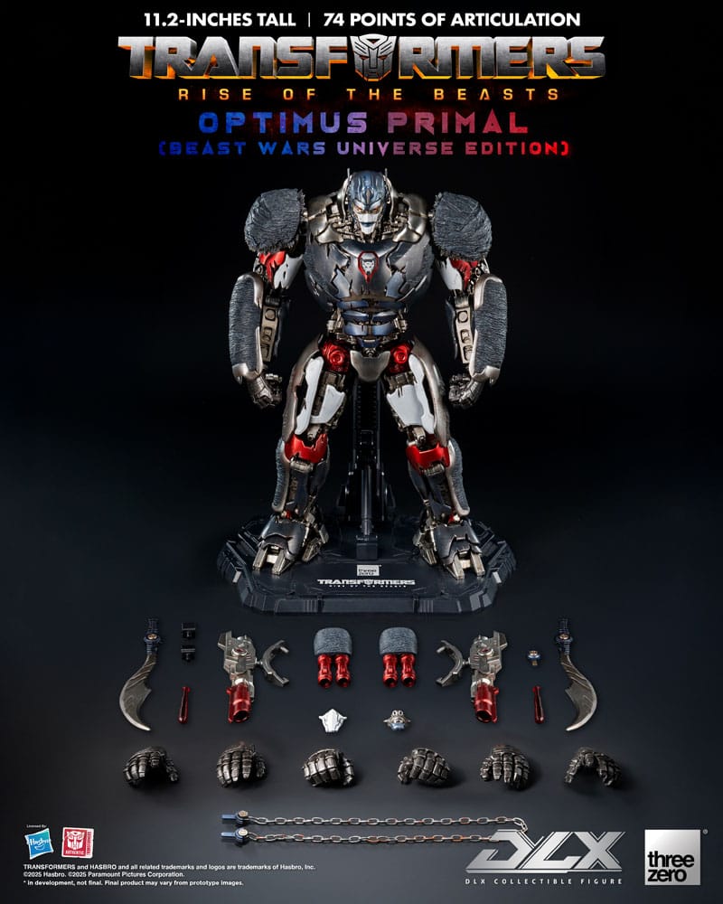 Transformers: Rise of the Beasts DLX Action Figure Optimus Primal (Beast Wars Universe Edition) 29 cm