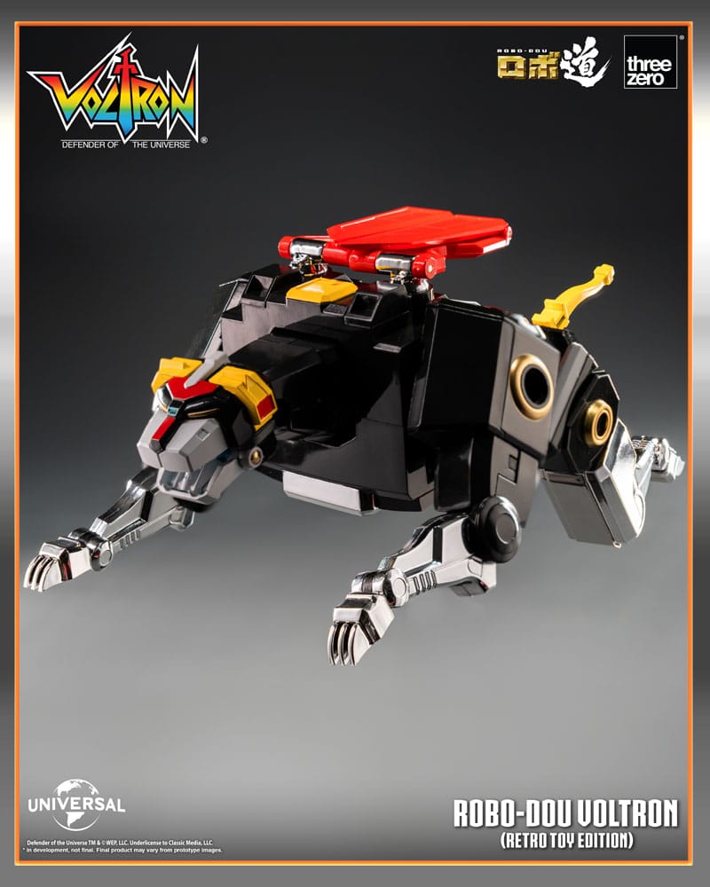 Voltron: Defender of the Universe Robo-Dou Action Figure Voltron Retro Toy Edition 27 cm