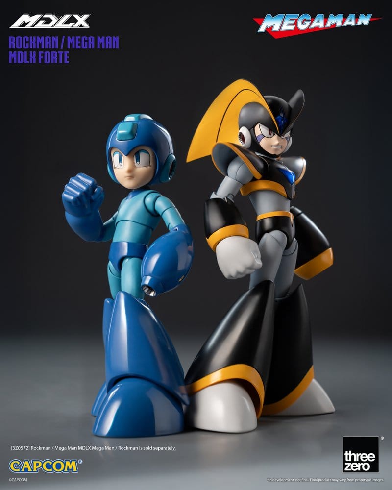 Mega Man MDLX Action Figure Rockman / Mega Man Forte 10 cm