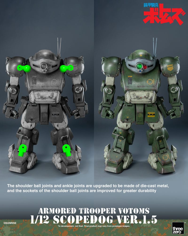 Armored Trooper Votoms Robo-Dou Action Figure Strikedog 16 cm