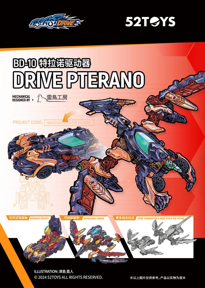 Beastbox Figure BD-10 Drive Pterano 11 cm