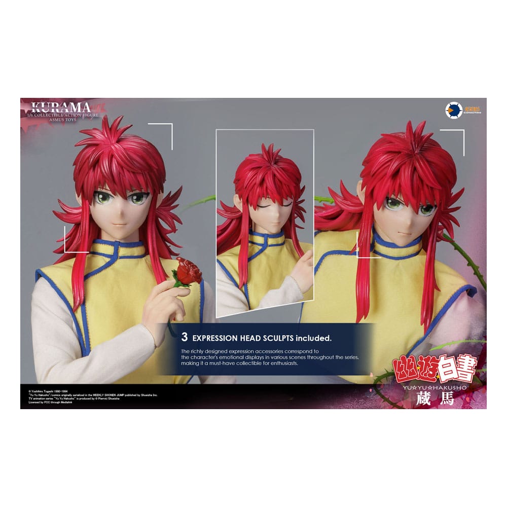 Yu Yu Hakusho Action Figure 1/6 Kurama (Edizione Lusso) 30 cm