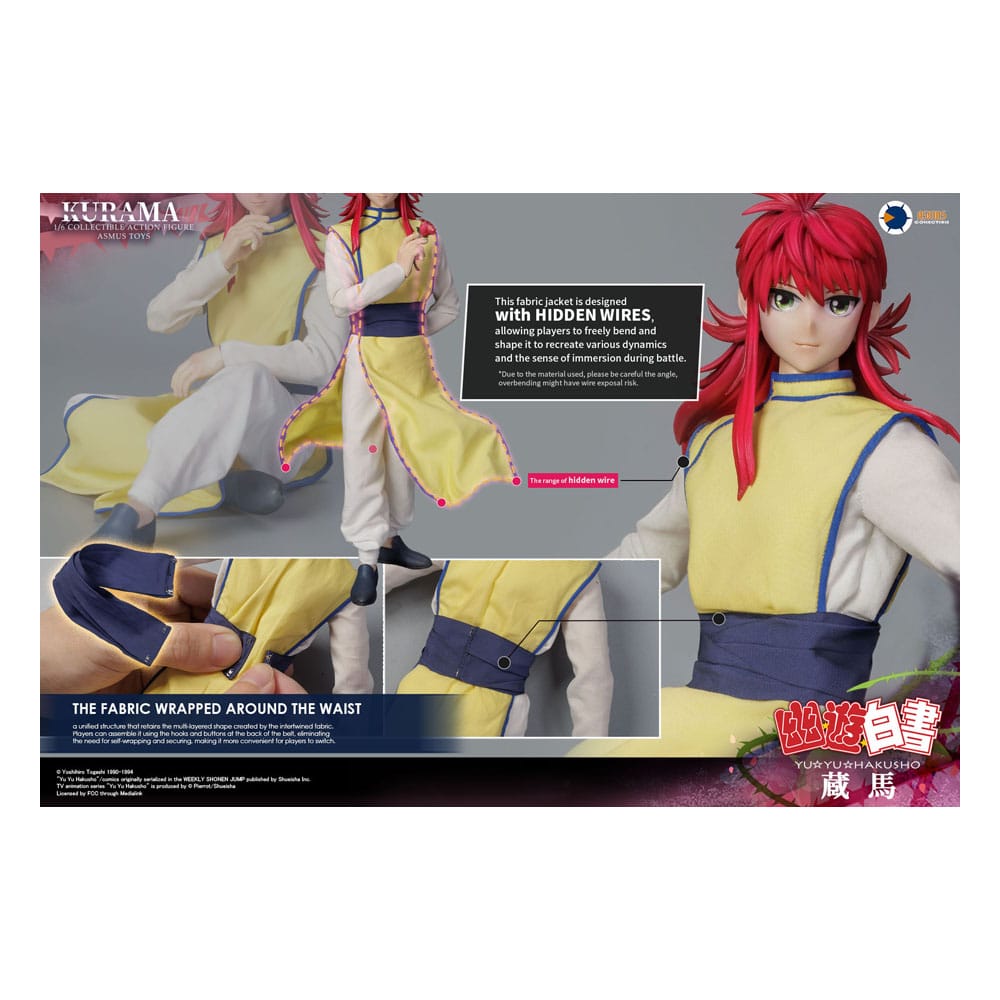 Yu Yu Hakusho Action Figure 1/6 Kurama (Edizione Lusso) 30 cm