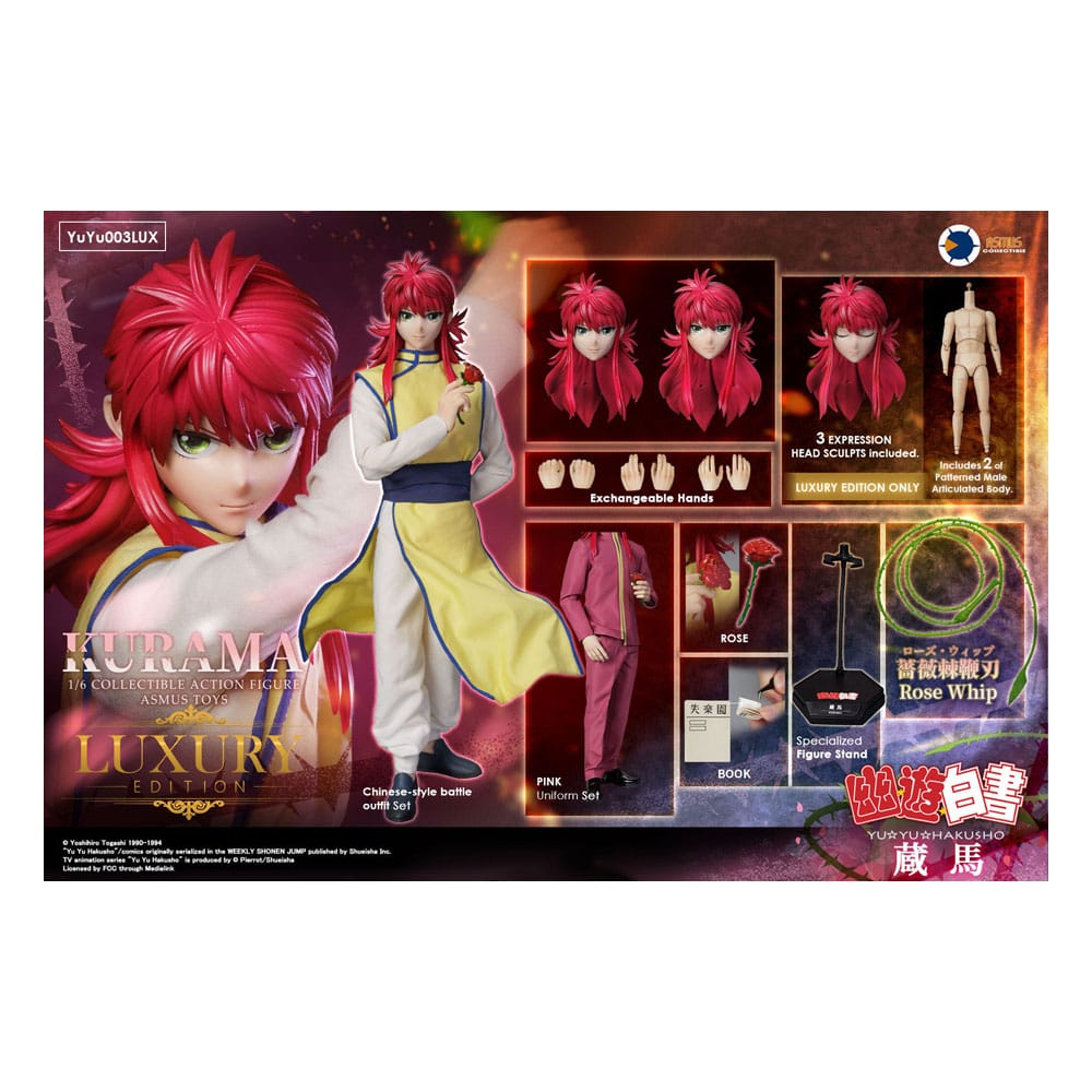 Yu Yu Hakusho Action Figure 1/6 Kurama (Edizione Lusso) 30 cm