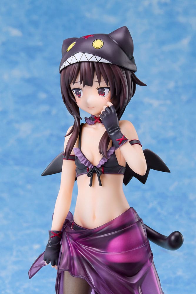 KonoSuba: An Explosion on This Wonderful World! Statue 1/7 Megumin Chomusuke Swimsuit Ver. 22 cm