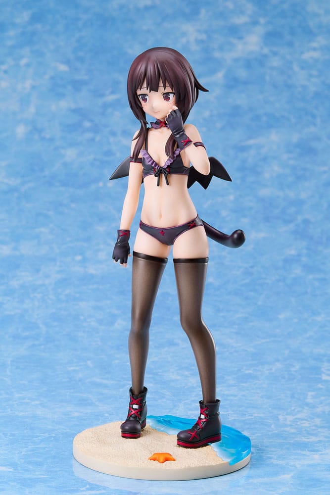 KonoSuba: An Explosion on This Wonderful World! Statue 1/7 Megumin Chomusuke Swimsuit Ver. 22 cm