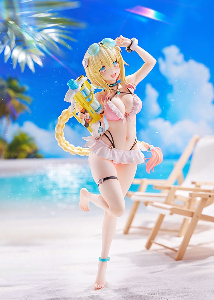 Phantasy Star Online PVC Statue 1/7 es Akhtal Summer Vacation 24 cm