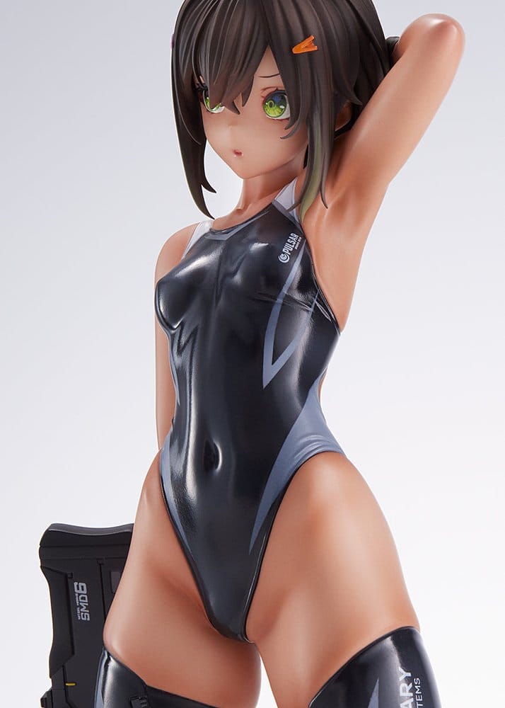 Arms Note PVC Figure 1/7 Buchou-chan of the Swimming Club 22 cm (re-run)