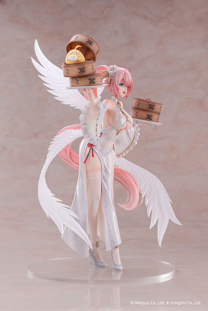 Azur Lane PVC Statue 1/6 Theseus: New Year's White Plumage Ver. 27 cm