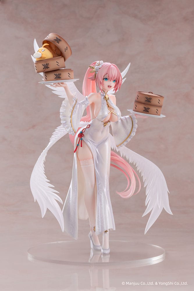 Azur Lane PVC Statue 1/6 Theseus: New Year's White Plumage Ver. 27 cm