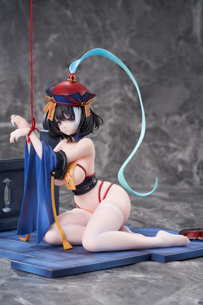 Statua in PVC Azur Lane AmiAmi x AniGame 1/6 Hwah Jah The Festive Undead Ver. 18 centimetri