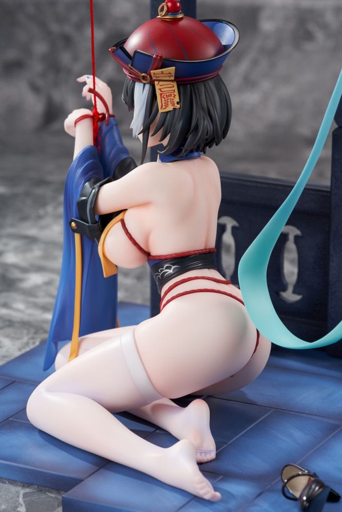 Statua in PVC Azur Lane AmiAmi x AniGame 1/6 Hwah Jah The Festive Undead Ver. 18 centimetri
