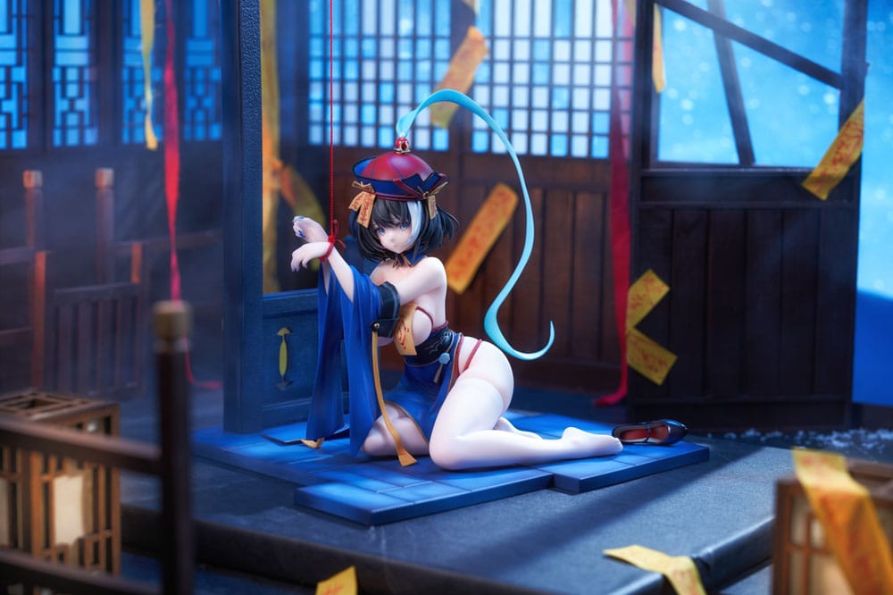 Statua in PVC Azur Lane AmiAmi x AniGame 1/6 Hwah Jah The Festive Undead Ver. 18 centimetri