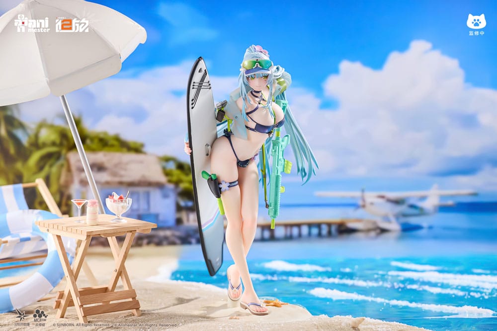 Girls' Frontline 2: Exilium Statue 1/7 HK416 Cerulean Breaker 24 cm