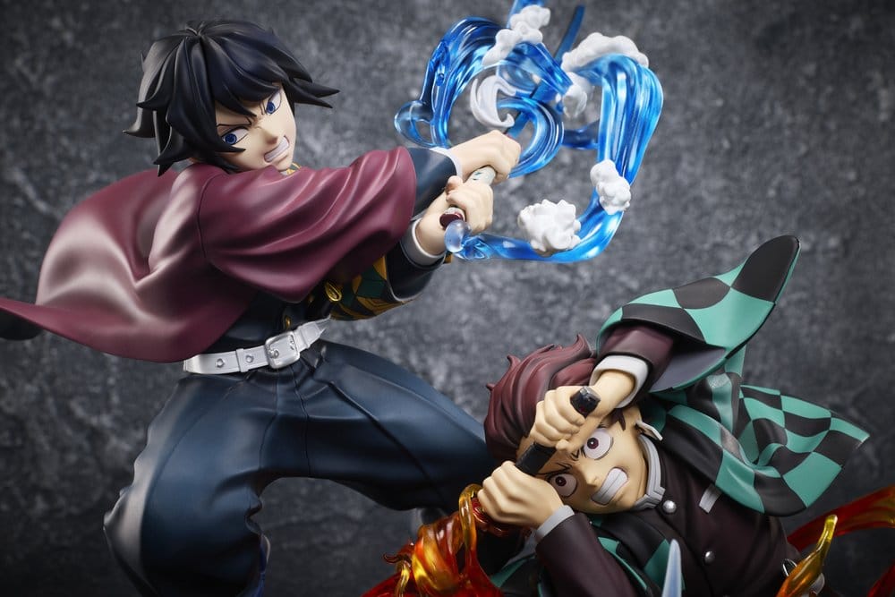 Demon Slayer: Kimetsu no Yaiba PVC Figure Tanjiro Kamado & Giyu Tomioka & Akaza 13 cm
