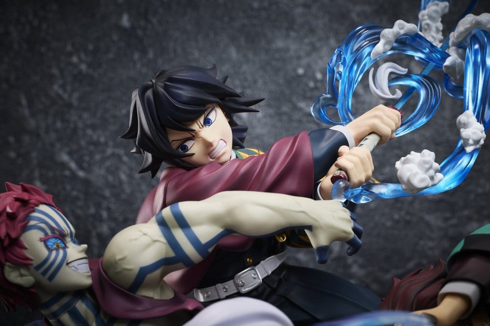 Demon Slayer: Kimetsu no Yaiba PVC Figure Tanjiro Kamado & Giyu Tomioka & Akaza 13 cm