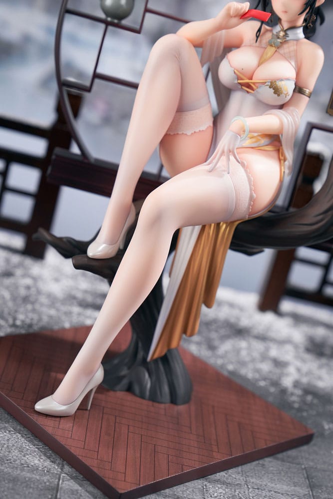 Statua in PVC originale 1/7 del personaggio Xiami China Dress Step On Snow Ver. 26 centimetri