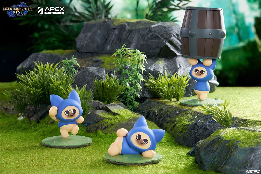 Monster Hunter Rise Trading Figure 6-Pack Felyne Cat