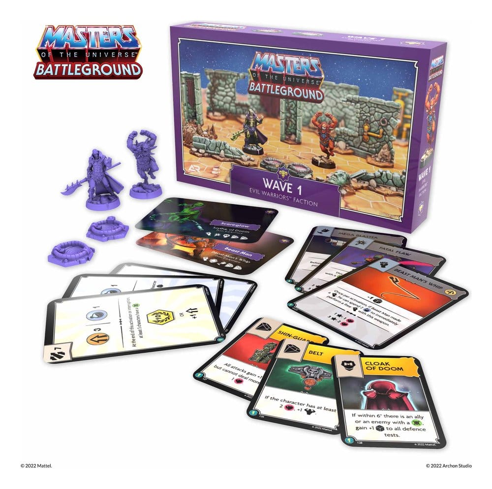Masters of the Universe: Battleground Miniatures Game Wave 1: Evil Warriors Faction *Italian Version*