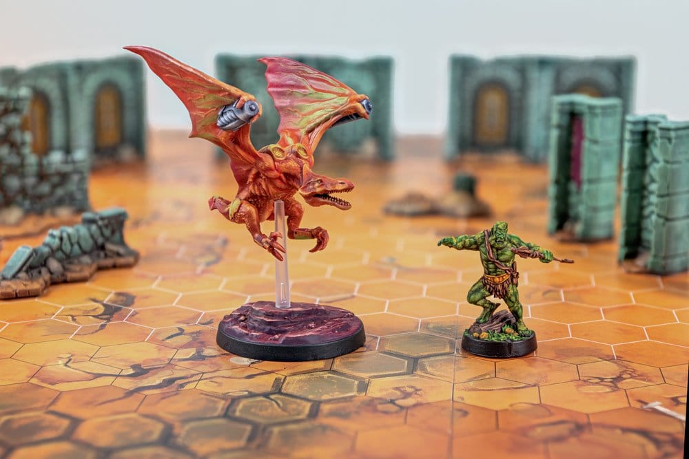 Masters of the Universe: Battleground Miniatures Game Wave 11: Preternian Heroes Moss Man / Turbodactyl *Italian Version*