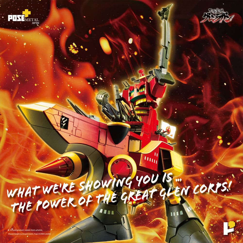 Tengen Toppa Gurren Lagann POSE+METAL series Statue Dai-Gurren 33 cm