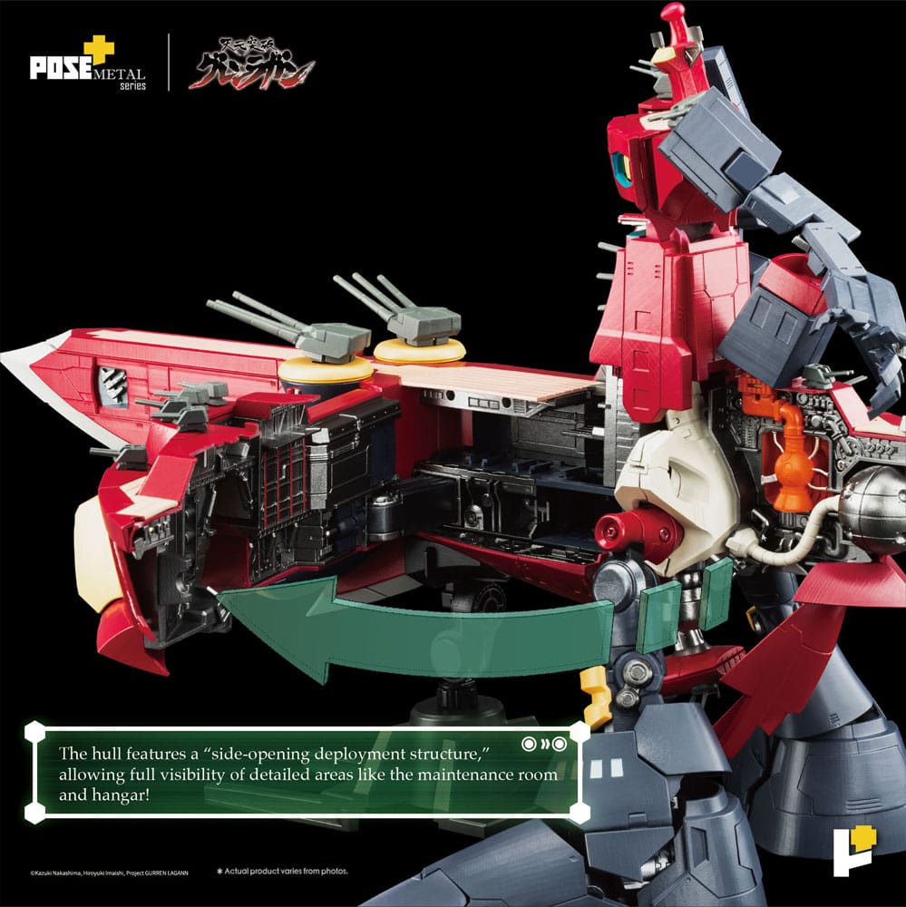 Tengen Toppa Gurren Lagann POSE+METAL series Statue Dai-Gurren 33 cm