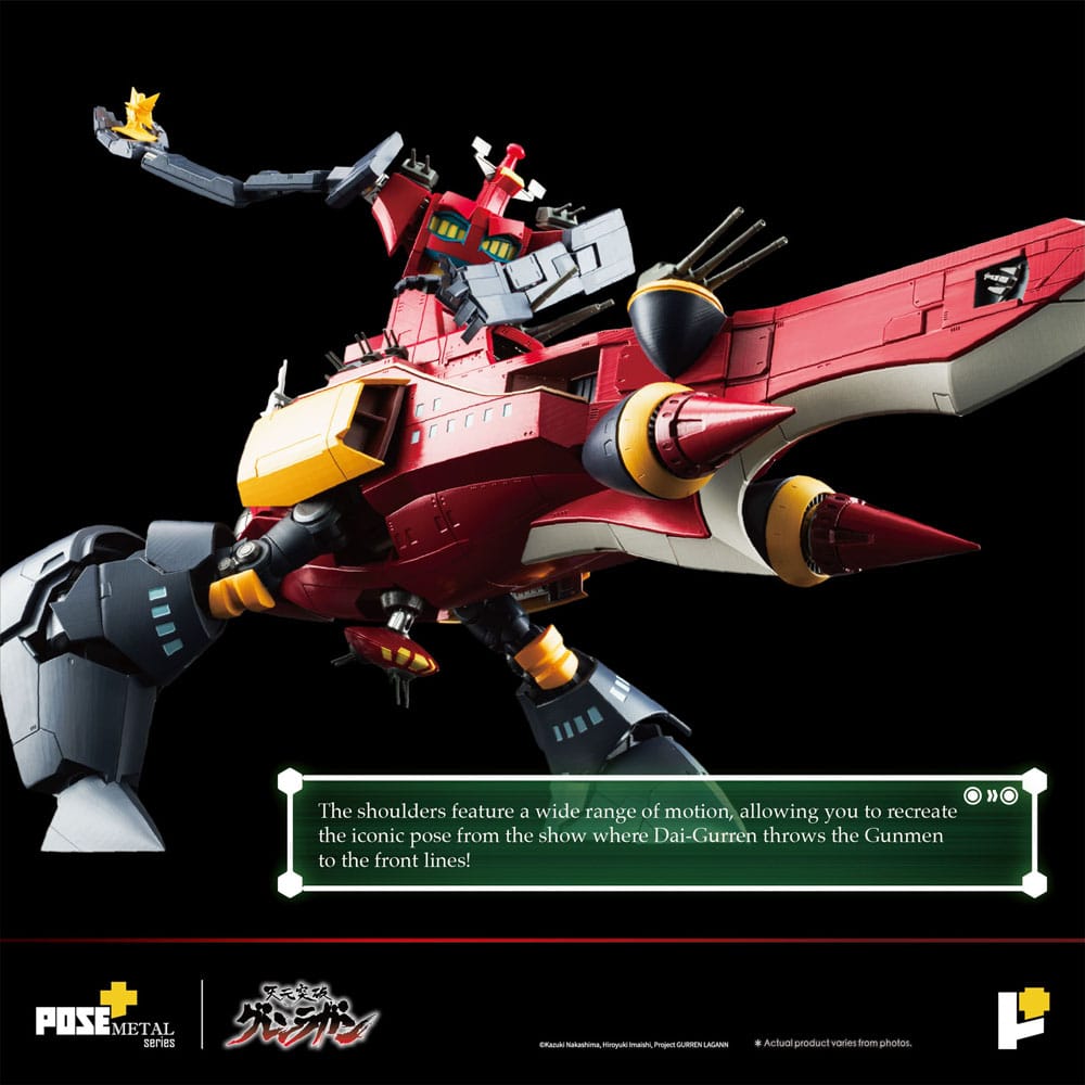 Tengen Toppa Gurren Lagann POSE+METAL series Statue Dai-Gurren 33 cm