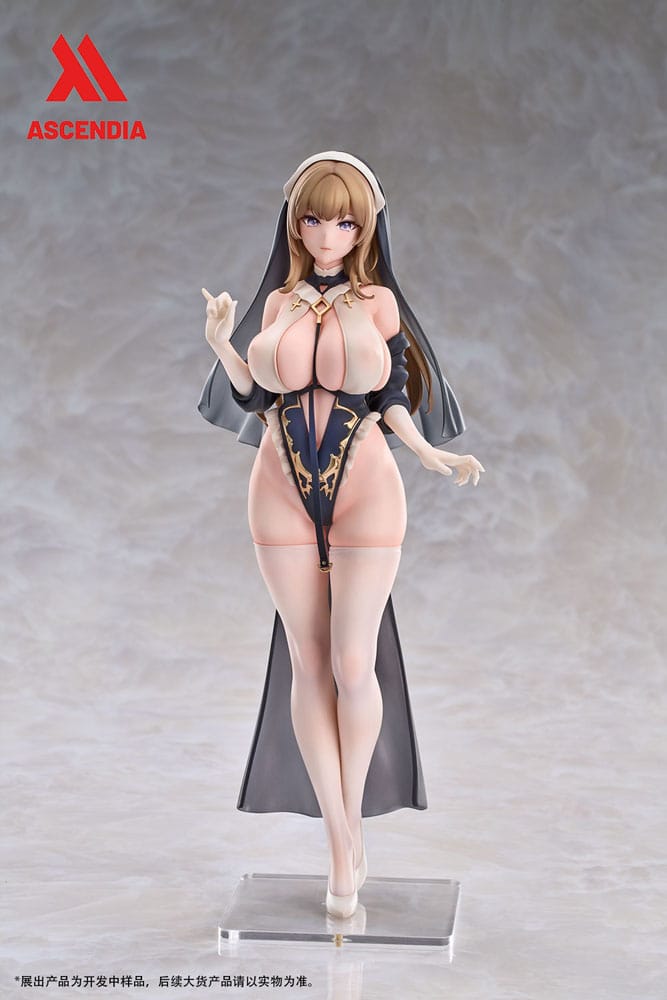 Original Character PU Statues 2-Pack 1/6 Lily Nun & Emily Nurse Illustration by Chowbie 26 cm
